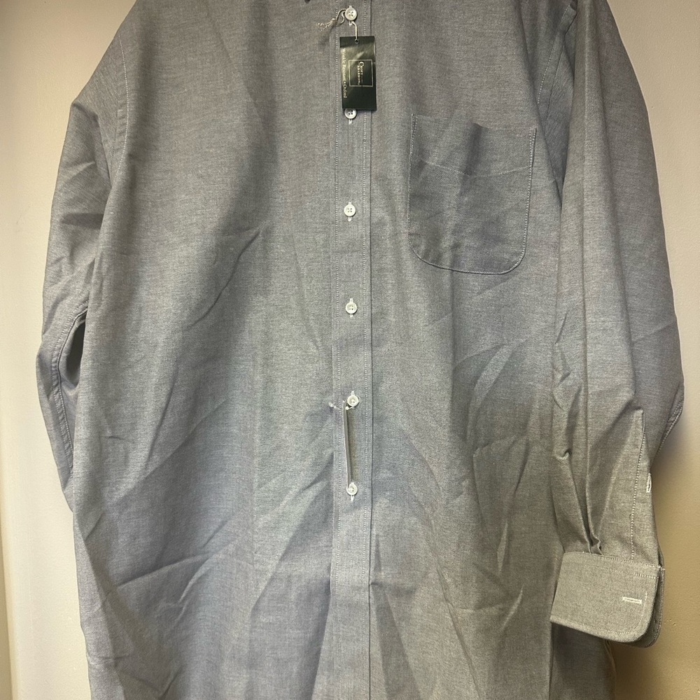 Croft‎ & Barrow Men's Charcoal Dress Shirt